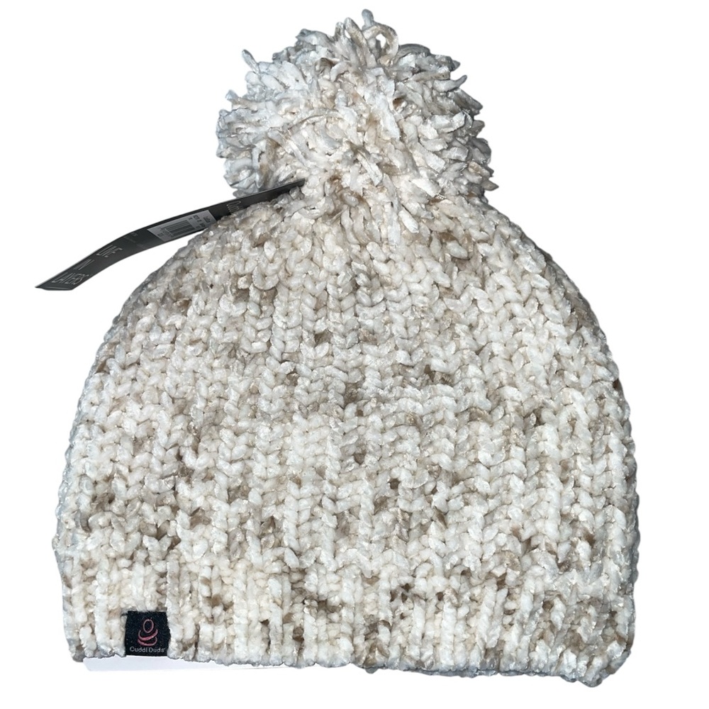Cuddl Duds Chenille Beanie